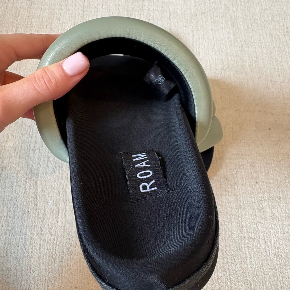 ROAM Olive Slide Sandals - Picture 3 of 4